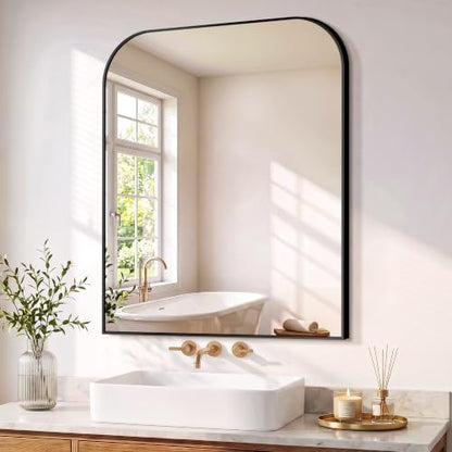 Bathroom Black Vanity Mirror for Over Sink, 36" x 30"