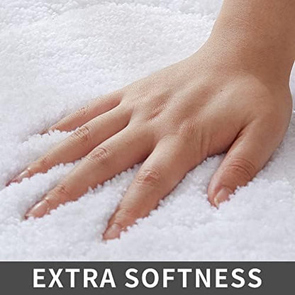 COSY HOMEER Non-Slip Bath Mat Extra Thick Absorbent Plush Washable