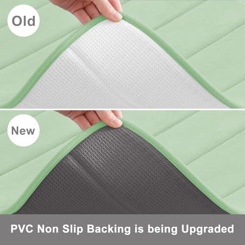 Buganda Memory Foam Bath Mat 60 x 24, Ultra Soft Absorbent Bathroom Rugs