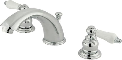 Kingston Brass KB971B Victorian Widespread Bathroom Faucet, Polished Chrome