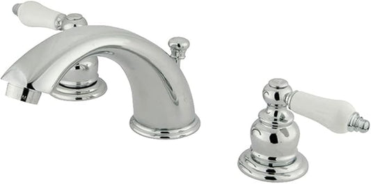 Kingston Brass KB971B Victorian Widespread Bathroom Faucet, Polished Chrome