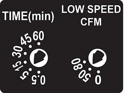Delta BreezSlim SLM80-110DLED Adj. High Speed 80/110 CFM, Dual speed Fan/Dimmable LED Light, 7.8W/14.2W, 0.4/1.2 Sones