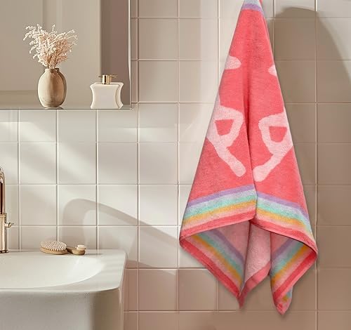 ORIGINAL KIDS 6 Piece Towel Set - 100% Cotton Jacquard Bathroom Towel Set