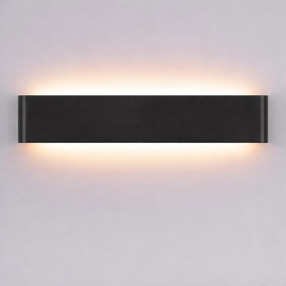 5 CCT (3000K-6500K) Adjustable Dimmable Wall Lamp 32W Modern Black LED vanity light Up and Down Wall Lighting 32.6 Inch Indoor Wall Sconce for Bedroom Staircase Hallway Dressing Table 1 Pack