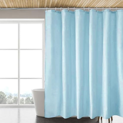 LLSCL Fabric Shower Curtain Liner with Magnets, Waterproof Hotel Quality, 72 x 72 Machine Washable