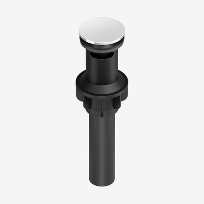 Bathroom Faucet Single Handle Waterfall Bathroom Sink Faucets | Waterfall Spout,Stainless Steel,with Sink Drain Assembly and Basin Plate,Deck Mount,for Lavatory Vanity Sink,Chrome