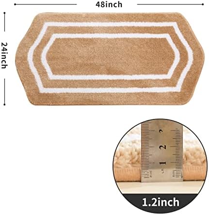 COSY HOMEER Non-Slip Bath Mat Extra Thick Absorbent Plush Washable