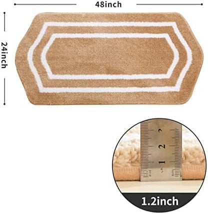 COSY HOMEER Non-Slip Bath Mat Extra Thick Absorbent Plush Washable