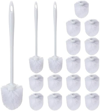 Tioncy 21 Pcs 14.2 Inch Toilet Brushes for Bathroom Bowl Scrubber