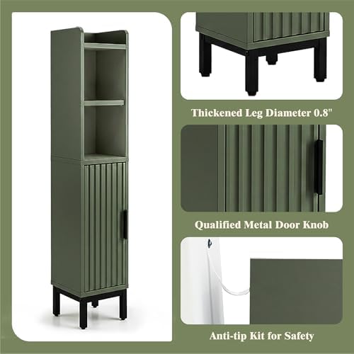 Small Bathroom Storage Cabinet Corner Cabinet Narrow Toilet Paper Cabinet