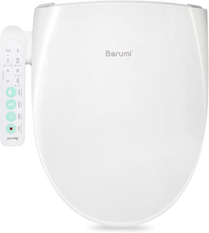 Barumi Bidet [BM-5000], Electric Bidet Toilet Seat, Heated Seat, Warm Water, Position Control, Eco-Mode, Self Cleaning