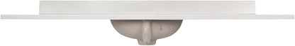 Design House Single Sink Vanity Top, 61", Ivory | With Backsplash, , Countertop, Classic, Cultured Marble, Bath, 597419