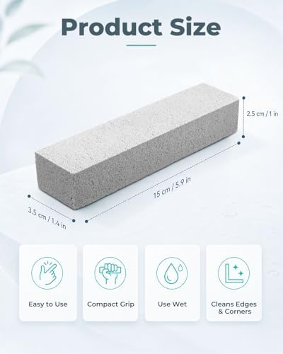 50 Pcs Toilet Bowl Pumice Stone for Cleaning, Wet Use