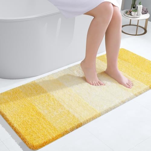 OLANLY Large Bathroom Rugs 50x30, Extra Soft Absorbent Microfiber Bath Rugs