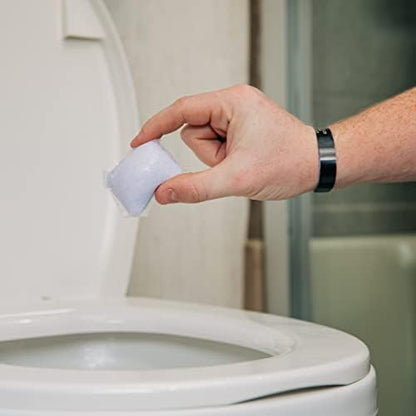 Camco TST MAX RV Toilet Treatment Drop-INs - Control Unwanted Odors and Break Down Waste and Tissue - Septic Tank Safe - Lavender Scent - 15-pack (41559)