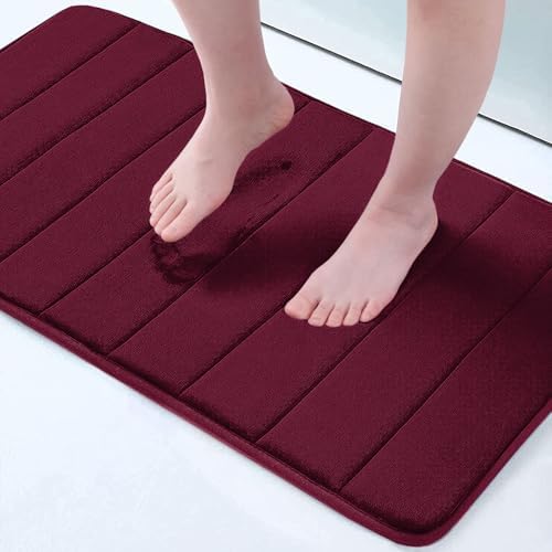 Buganda Memory Foam Bath Mat 34 x 20, Ultra Soft Absorbent Bathroom Rugs