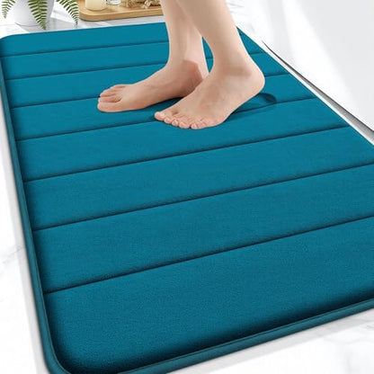 OLANLY Memory Foam Bath Mat 32x20, Super Soft and Absorbent Bathroom Rugs