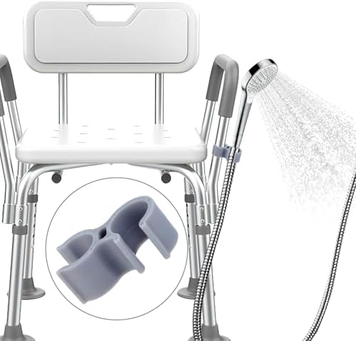 2pcs Shower Head Holder for Shower Chair, Bath Seat Attachment
