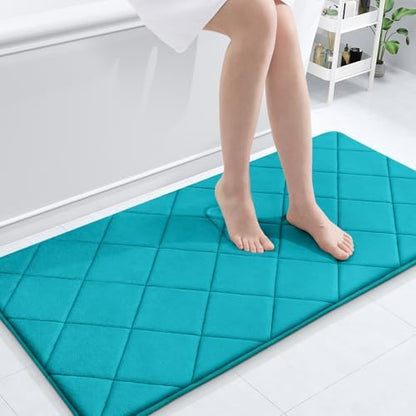 OLANLY Memory Foam Bath Mat 44x24, Ultra Soft and Absorbent Bathroom Rugs