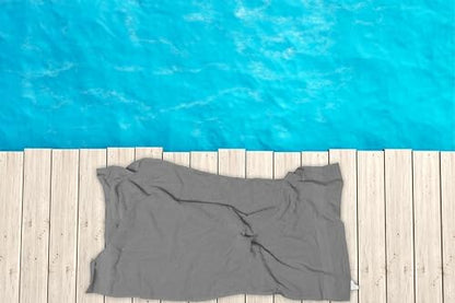 Bath Towels Pack of 6 – 24" x 48" – 100% Cotton Terry, Soft, Quick-Dry & Highly Absorbent – Light Grey Towels for Bathroom, Spa, Gym, Hotel, Pool & Everyday Use