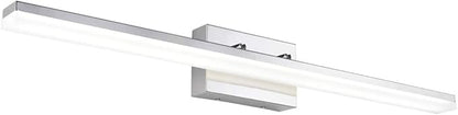 mirrea 36in Modern LED Vanity Light for Bathroom Lighting Dimmable 36w Chromed (Cold White 5000K)