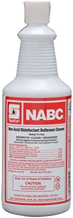 Spartan NABC RTU Restroom Cleaner Blue, 1 qt, Floral, Liquid | 12/Case