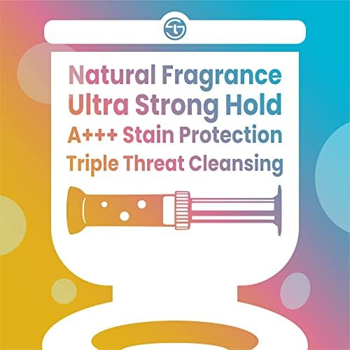 Simple Life Toilet Gel Stamp – Fresh Flower Scent, Anti-Limescale Toilet Cleaner Gel, Deodorizing & Long-Lasting Freshness, 64 Stamps, Variety Pack