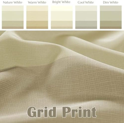 jinchan Ombre Wood Taupe Shower Curtain for Bathroom 70x60 Inch 12 Hooks
