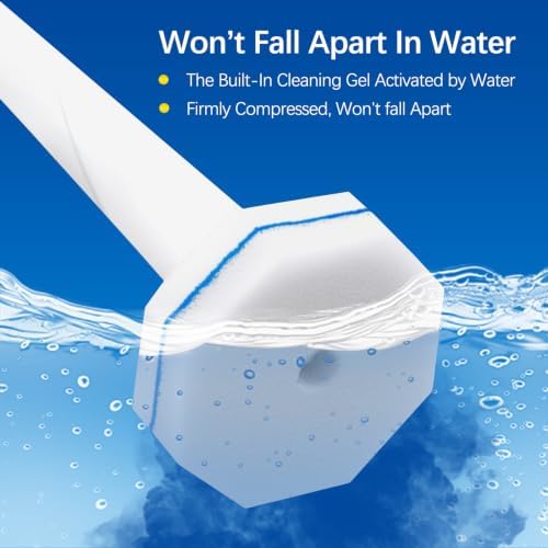 100 P Disposable Toilet Wand Refills, for Clorox Toilet Brush 5x Cleaning