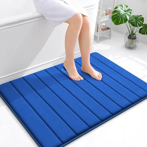 OLANLY Memory Foam Large Bath Mat 40x32, Super Soft Absorbent Bathroom Rugs