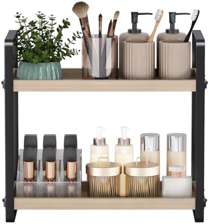 HNRLOY Bathroom Counter Organizer, Bathroom Counter Shelf, Makeup Organizer