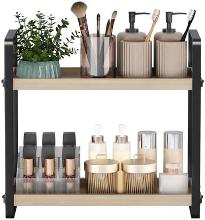 HNRLOY Bathroom Counter Organizer, Bathroom Counter Shelf, Makeup Organizer