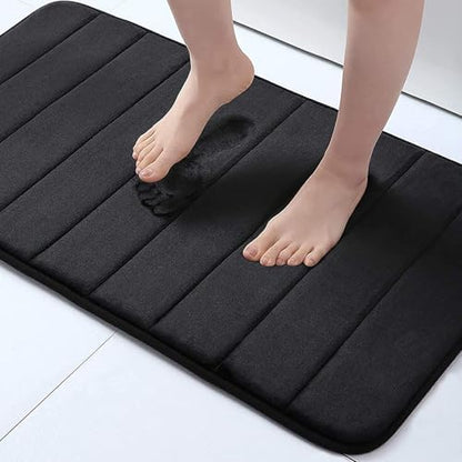 Buganda Memory Foam Bath Mat 34 x 20, Ultra Soft Absorbent Bathroom Rugs