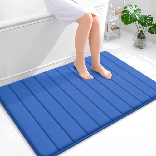 OLANLY Memory Foam Large Bath Mat 44x32, Super Soft Absorbent Bathroom Rugs