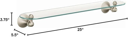 Moen DN7790BN Lounge Bathroom Vanity Shelf, Brushed Nickel
