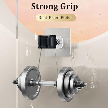 Adjustable Wall Mounted Shower Head Holder（Black）