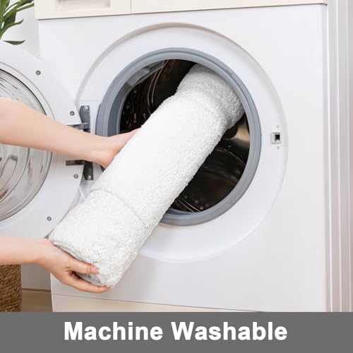 SHACOS Soft Microfiber Bathroom Rugs Set 2 Pieces with Toilet Rug