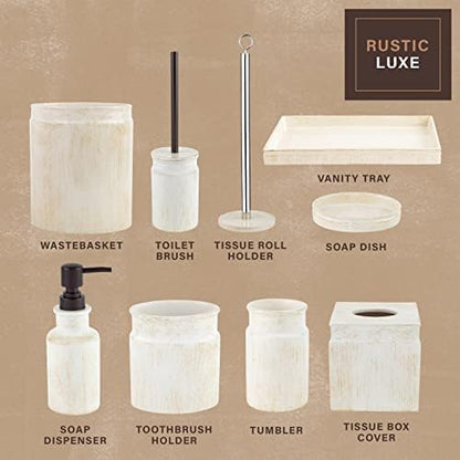 Creative Scents Rustic Luxe Bathroom Soap Dispenser