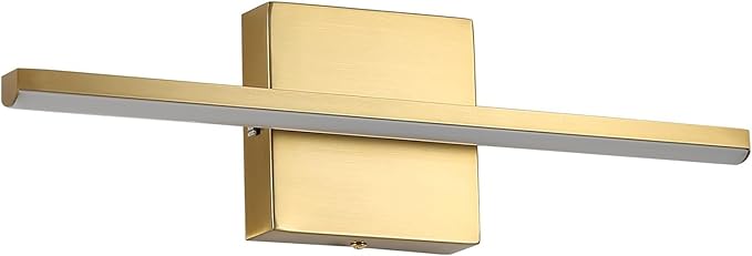 Vanity Light 16 Inch Modern Bathroom Light Fixtures 14W Wall Vanity Lamp Over Mirror, Dimmable 5CCT LED Wall Sconce for Bedroom Cabinets UL Certificated