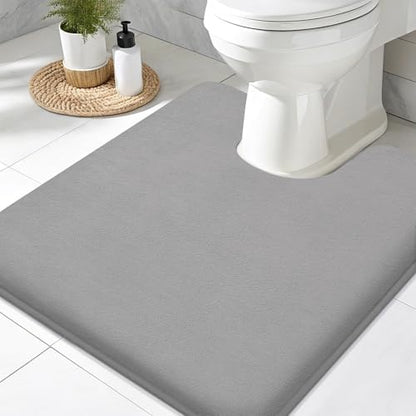 Smiry Memory Foam Toilet Rugs 20x20, Extra Soft Absorbent Bathroom Rugs