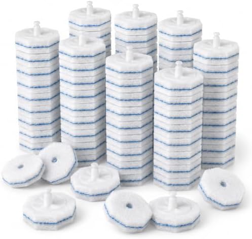 80 Pack Wand Refills Compatible with Clorox Toilet Brushes, Instant Foam Cleaning, Secure Lock No Slipping, Odor Neutralizing, Easy Snap-On Design