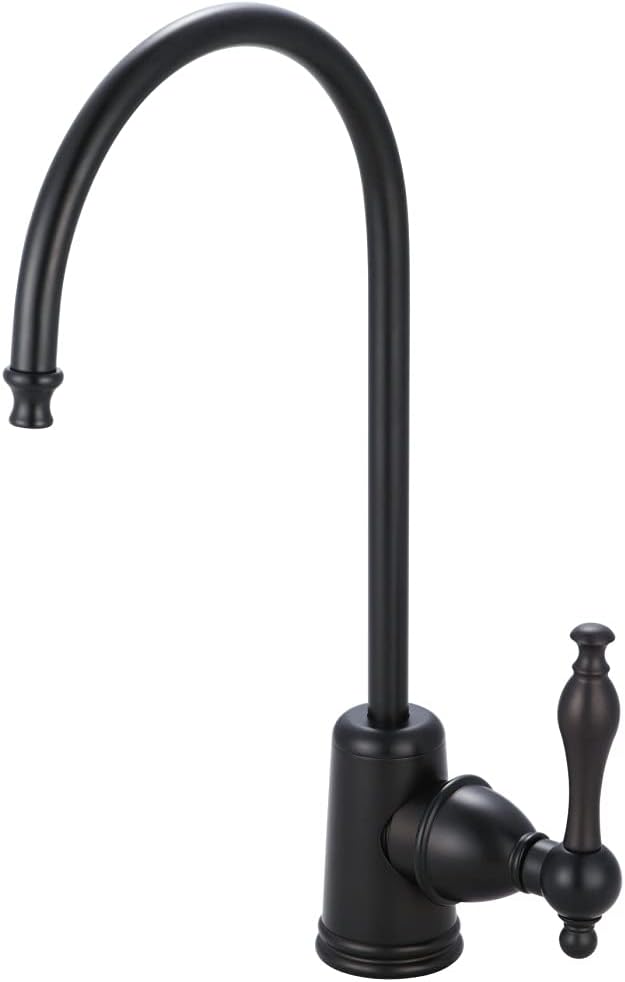 Kingston Brass Gourmetier KS7195NL Naples Single Handle Water Filtration Faucet, Oil Rubbed Bronze