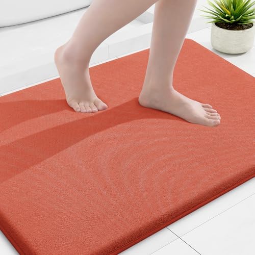 Smiry Memory Foam Bath Mat 36x24, Extra Soft and Absorbent Bathroom Rugs
