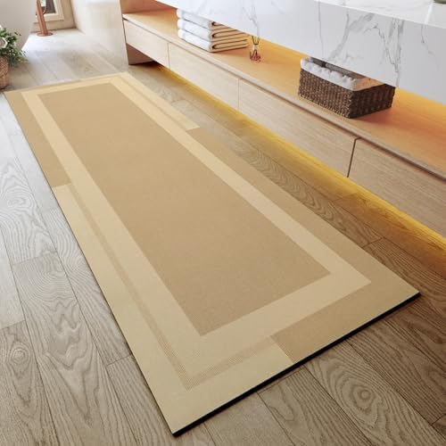 YDKGL Non Slip Bath Mat Long Ultra Thin Bathroom Rugs Runner Fit Under Door