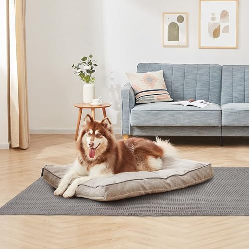 ZALL Tan Waffle Bath Mat,Super Absorbent Non Slip Bathroom Rug,Brown 17x24inch,Machine Washable Ultra Soft Floor Mats