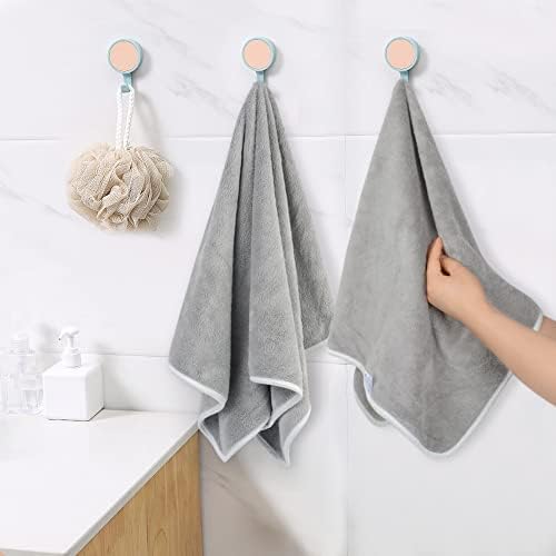 KinHwa Hand Towels for Bathroom, Microfiber Face Towels, 16x30 Inch, 4 Pack