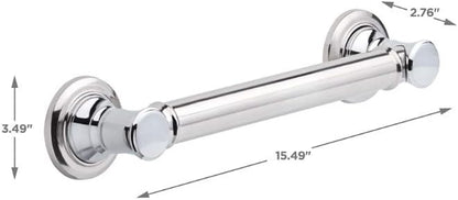 DELTA FAUCET 41612 Traditional Grab Bar, 12-Inch, Chrome