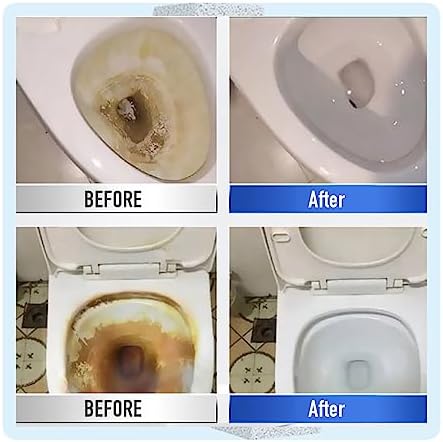 Toilet Bowl Cleaners, Deep Cleans Bottom Pipe Stains, 1 Pack