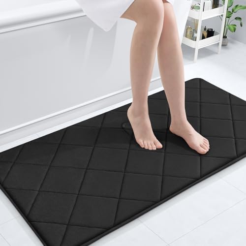 OLANLY Memory Foam Bath Mat 44x24, Ultra Soft and Absorbent Bathroom Rugs