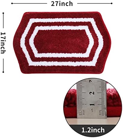 COSY HOMEER Non-Slip Bath Mat Extra Thick Absorbent Plush Washable